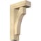 Ekena Millwork Westlake Block Rough Sawn Bracket w/ Offset Brace, Douglas Fir, 6"W x 16"D x 28"H BKT0604X16X28WTL05RDF - alternate 1
